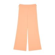 Broek met elastische taille Patrizia Pepe , Pink , Dames