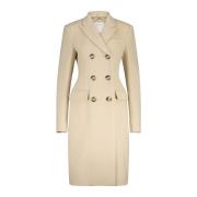 Wollen Morgana Mantel Sportmax , Beige , Dames