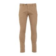 Beige Winter Gabardine Broek Roy Roger's , Beige , Heren