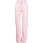 Leren broeken Remain Birger Christensen , Pink , Dames