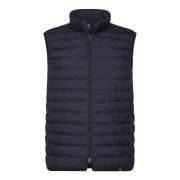 Ganzen dons gerecyclede stof vest Boggi Milano , Blue , Heren