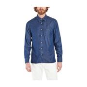 Casual Shirts Officine Générale , Blue , Heren