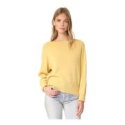 Mosterd Boatneck Jumper Vince , Yellow , Dames