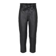 Leren Phoebe Broek Co'Couture , Black , Dames