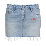 Levis Dames Mini Rok ERL , Blue , Dames