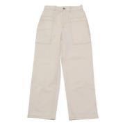 Pre-owned Cotton jeans Stella McCartney Pre-owned , White , Dames