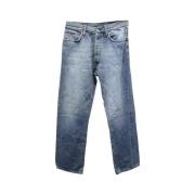 Pre-owned Blauwe Gucci Jeans Gucci Vintage , Blue , Dames