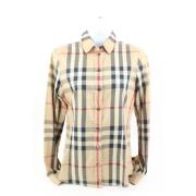 Pre-owned Fabric tops Burberry Vintage , Beige , Dames
