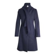 Pre-owned Wool outerwear Moschino Pre-Owned , Blue , Dames