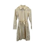 Pre-owned Polyester outerwear Fendi Vintage , Beige , Dames