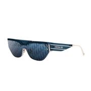 Glanzend blauwe zonnebril met Blu Mirror Dior , Blue , Heren