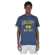 Bedrukt Logo T-shirt Gallery Dept. , Blue , Heren