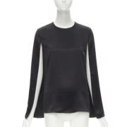 Pre-owned Silk tops Givenchy Pre-owned , Black , Dames