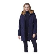 Omkeerbare Jas Navy Junge , Blue , Dames