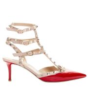 Pre-owned Leather heels Valentino Vintage , Red , Dames