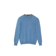 Wollen Turtleneck met Details Harmont & Blaine , Blue , Heren