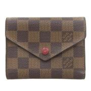 Pre-owned Canvas wallets Louis Vuitton Vintage , Brown , Dames