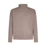 Stijlvolle Sweater voor Heren Ami Paris , Beige , Heren