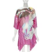 Pre-owned Silk dresses Fendi Vintage , Multicolor , Dames