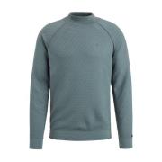 Katoen Acryl Pullover Trui Cast Iron , Blue , Heren