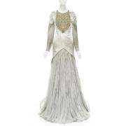 Pre-owned Silk dresses Alexander McQueen Pre-owned , Gray , Dames