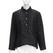 Pre-owned Cotton outerwear Chanel Vintage , Black , Dames