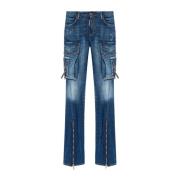 Cargo Style Jeans Dsquared2 , Blue , Dames