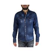 Shirts Dsquared2 , Blue , Heren