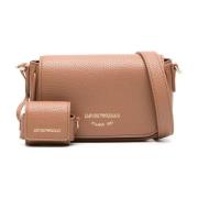 Casual Mini Tas in Bruin Emporio Armani , Brown , Dames