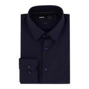 Donkerblauwe P-Hank Overhemdjurk Hugo Boss , Blue , Heren