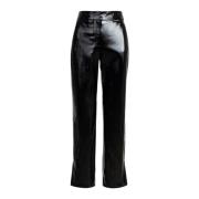 Leather Trousers Karl Lagerfeld , Black , Dames