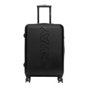 Middelgrote Cabin Trolley K-Way , Black , Unisex