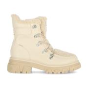 Beige Enkellaarsjes voor Dames Mexx , Beige , Dames