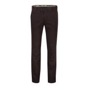 Bruine Katoenen Chino Broek Meyer , Brown , Heren