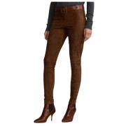 Leland Skinny Broek Polo Ralph Lauren , Brown , Dames