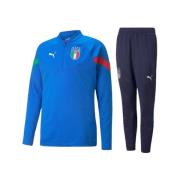 Italië 1/4 Zip Player Trainingspak Puma , Blue , Heren