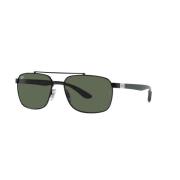 Stylish RB 3701 Sungles Ray-Ban , Black , Heren