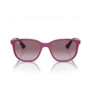 Vierkante zonnebril voor kinderen in fuchsia en paars verloop Ray-Ban ...