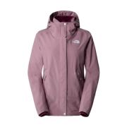 Dames Synthetische Jas in Grijs/Boysenberry The North Face , Purple , ...