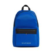 Blauwe Skyline Rugzak Tommy Hilfiger , Blue , Heren