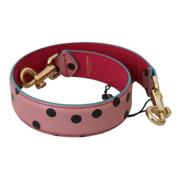 Roze polkadot leren schouderband Dolce & Gabbana , Pink , Dames