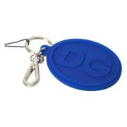 Blauwe Rubberen DG Logo Sleutelhanger Dolce & Gabbana , Blue , Dames