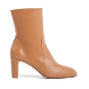 Zip Bootie voor vrouwen Stuart Weitzman , Beige , Dames