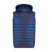 Donkerblauwe Bodywarmer met Rits - 50 A fish named Fred , Blue , Heren