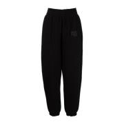 Sweatpants Alexander Wang , Black , Dames