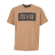Iconisch Katoenen T-Shirt - Versace Jeans Versace Jeans Couture , Brow...