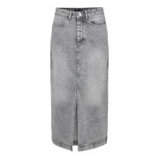 LR-Ella 2 Denim Rok Levete Room , Gray , Dames