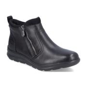 Zwarte gesloten booties Rieker , Black , Dames