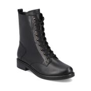 Zwarte Gesloten Booties Remonte , Black , Dames