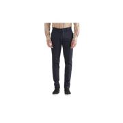 Slim Fit Chino Broek Harmont & Blaine , Blue , Heren